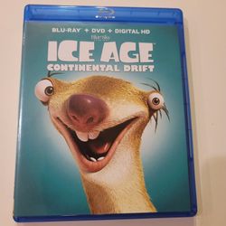 $5 BLU RAY , ICE AGE: CONTINENTAL DRIFT.  BLU RAY / DVD COMBO ONLY NO DIGITAL. $5 OR TRADE FOR A MOVIE TITLE I DO NOT ALREADY OWN. 