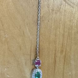 Emerald And Ruby Bracelet 