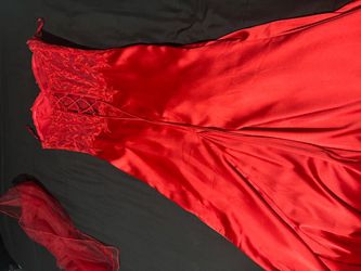 red homecoming/prom dress