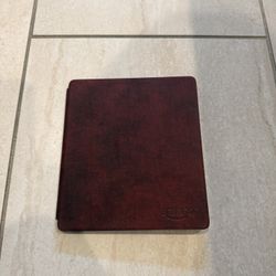 Kindle Oasis 10th Gen With Red Leather Cover