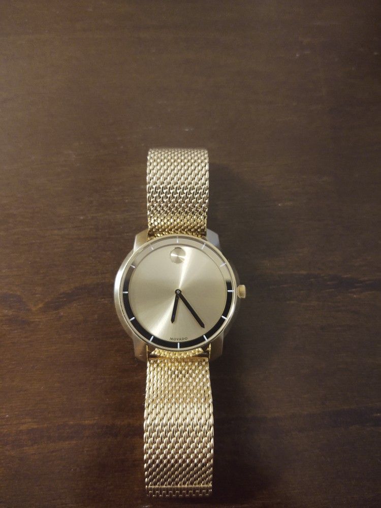 Movado Bold Gold Watch