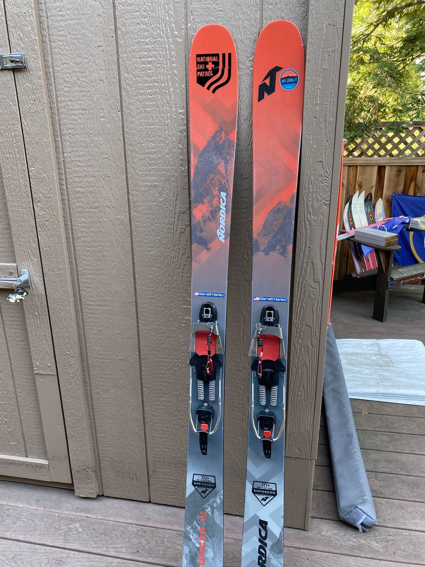 177 Nordica Enforcer 110 and 22 Design Axles -Tele set up