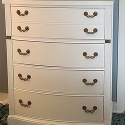 Refinished Antique Colonial Revival Dresser Chest