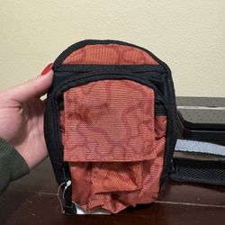 Small Dog Backpack With Bone Print Nylon NWT