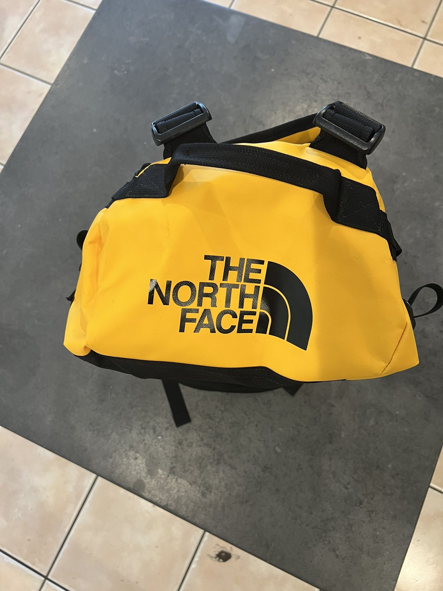 New Base Camp North Face Bag XS Yellow Color Travel Carry On Backpack