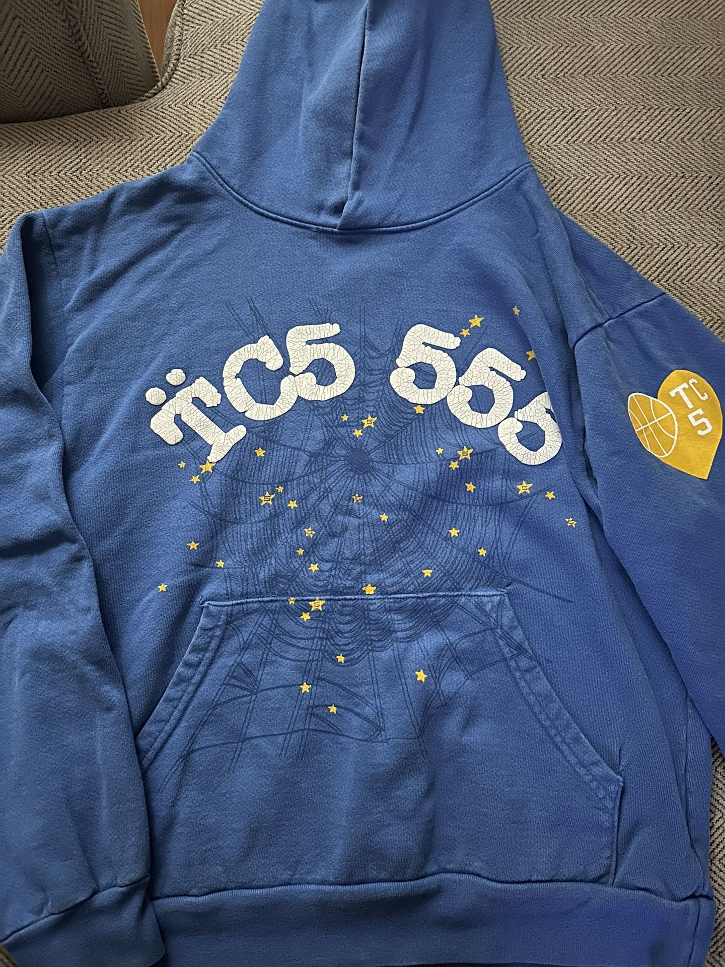 Blue Tc5 Spider Hoodie