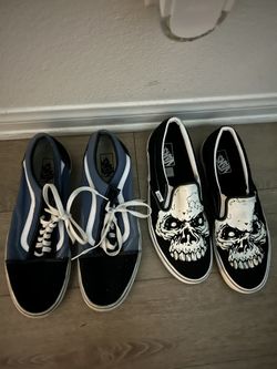 Vans Slip Ons- Old Skools.