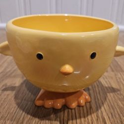 Yellow Chick Ceramic Bowl