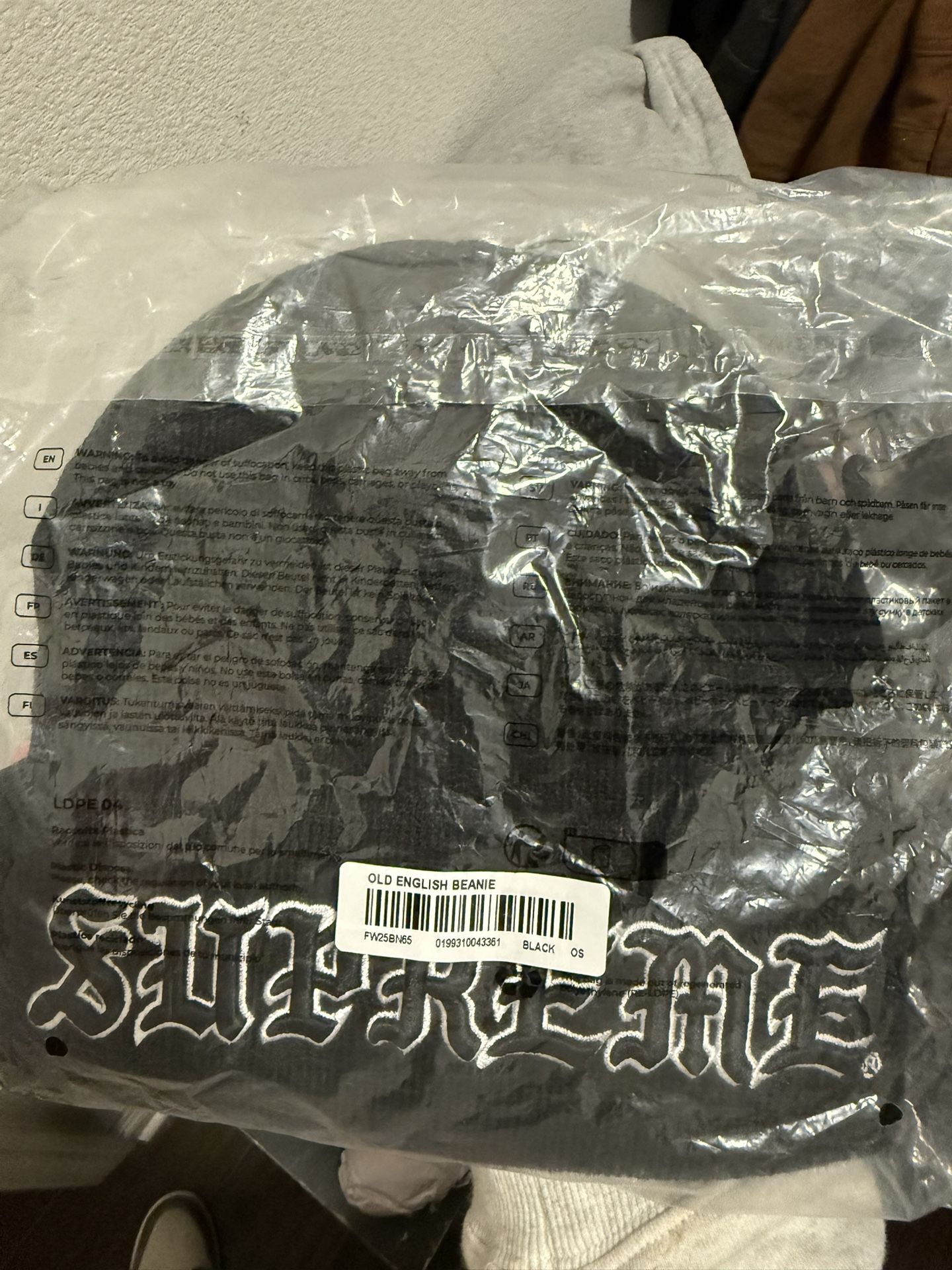Supreme Old English Beanie