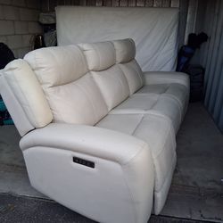 2 leather recliner couches, great condition