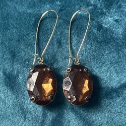 Dangly Large Stone Earrings Jewelry 