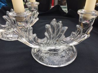 Vintage 1930's to 1955 Fostoria candleholders