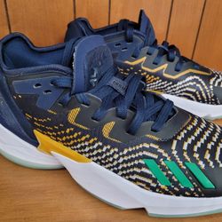 Adidas D.O.N.  Basketball  Mens Blue Sneakers Athletic Shoes Sz 10.