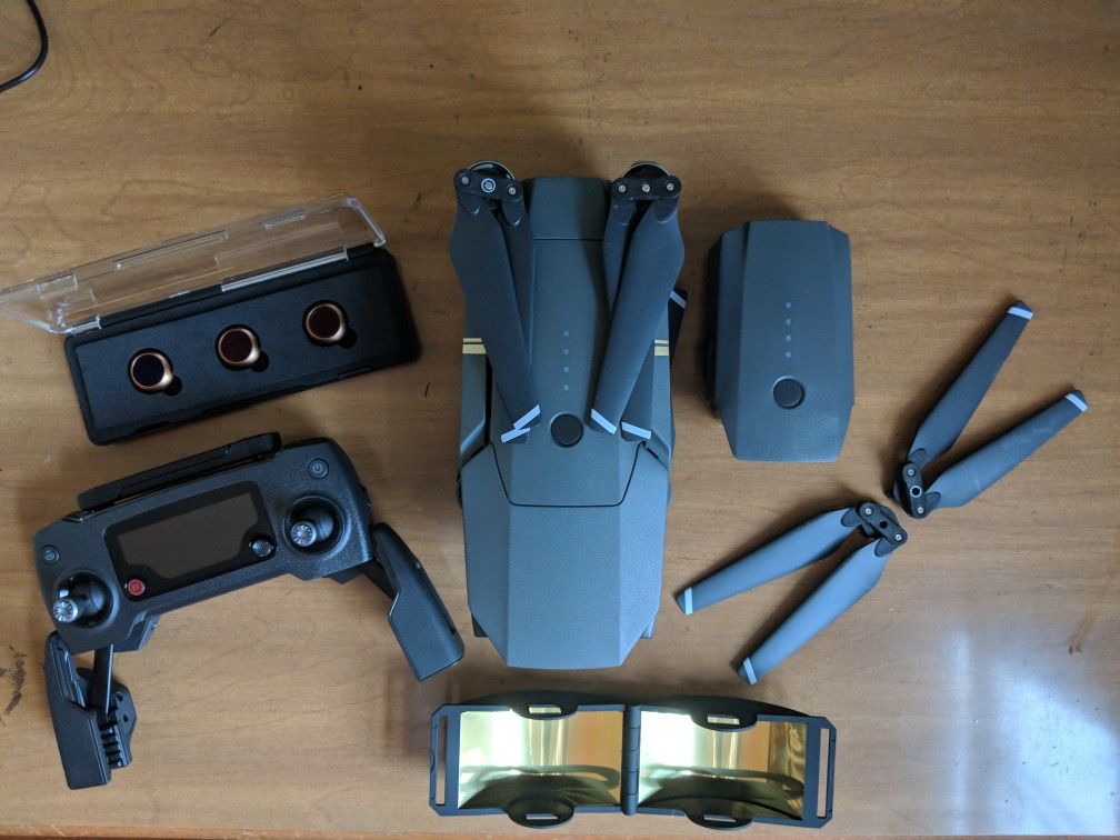 DJI Mavic Pro Drone, case, bunch of extras!