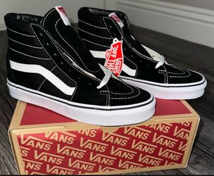 Brand new Vans SK8-Hi Black White High-Top Sneakers