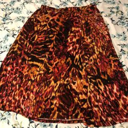 Allie and Rob, printed  skirt, multicolor, women’s size 3XL 