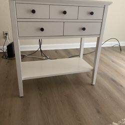 White Console Table 