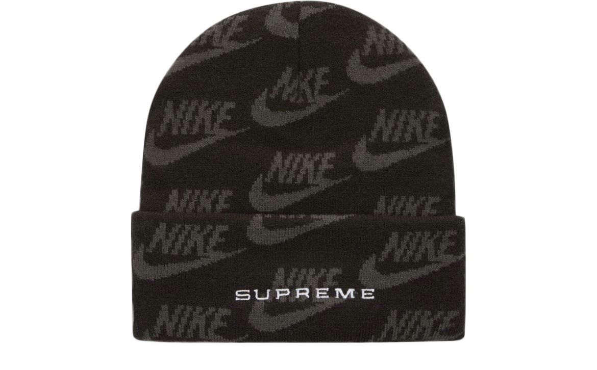 Supreme Nike Jacquard Logos Beanie