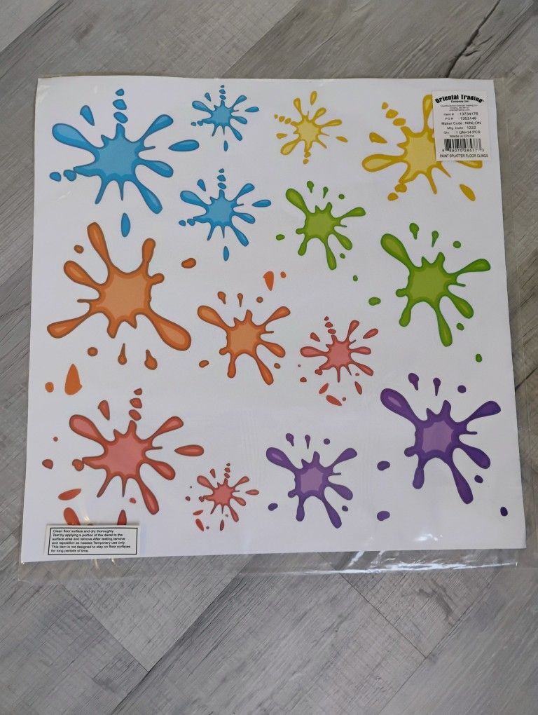 Paint Splatter Party Decor - Home or Classroom