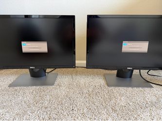 Pair of Dell 22" 1080p Monitors (SE2216H) – Great Condition