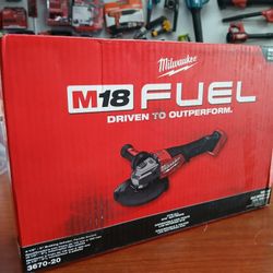 Milwaukee New 6" Grinder Fuel 18M 