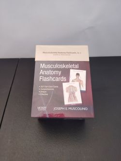 Musculoskeletal Anatomy Flashcards Ed. 2 by Muscolino