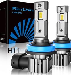 H11 Bulbs, H8 H9 Fog Light Cool White Light Bulbs, IP67 Waterproof, Pack of 2