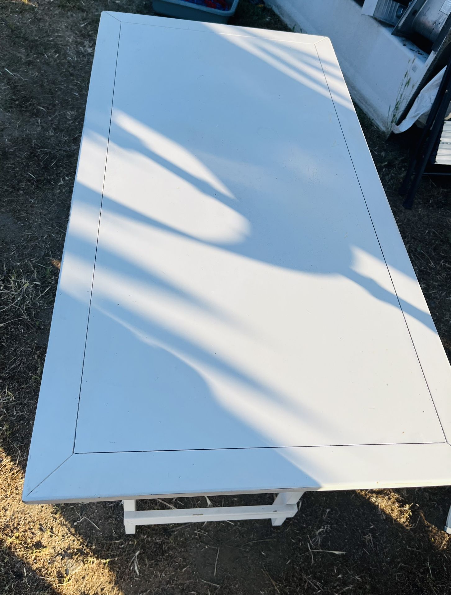 White Wood Office Computer Desk Furniture