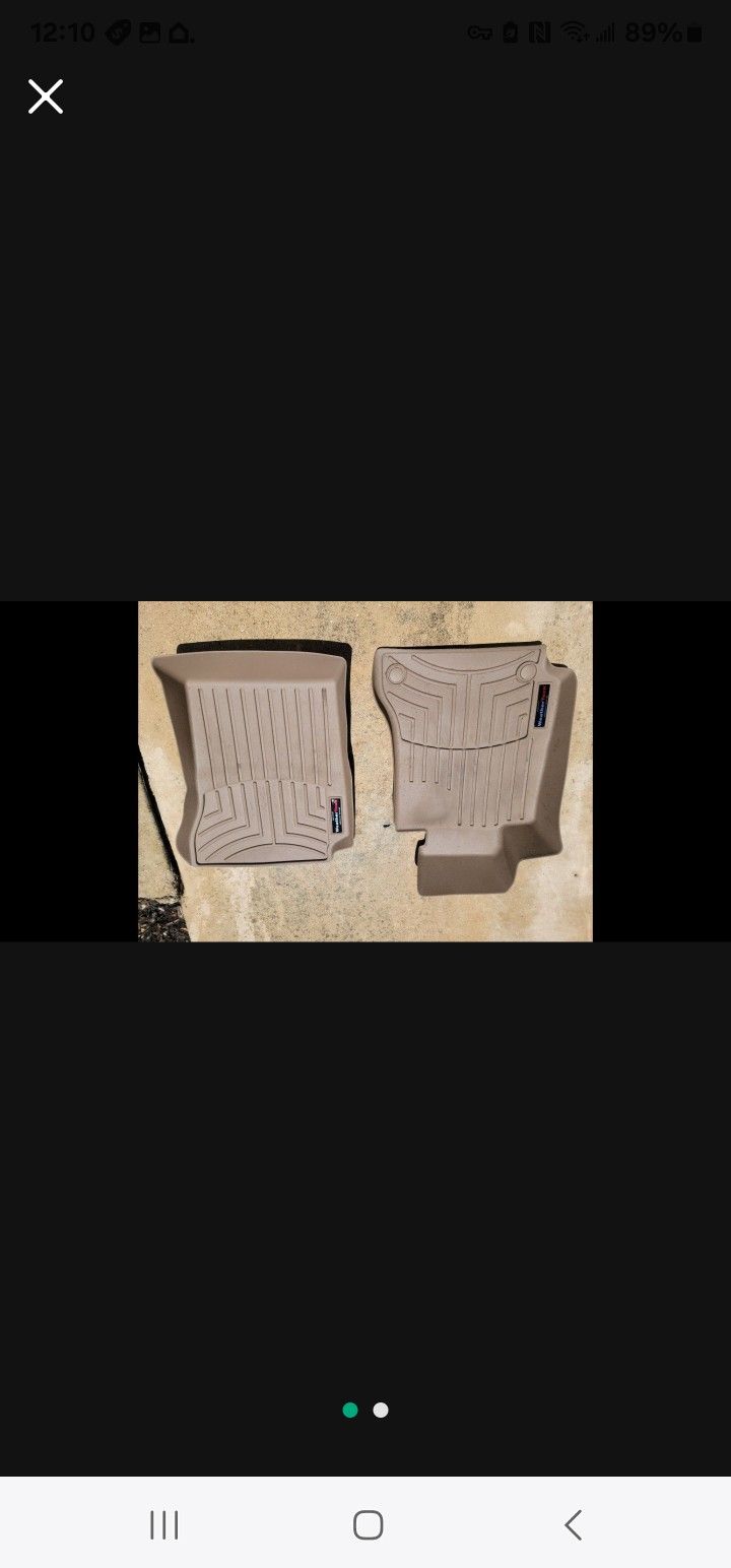 2012 - 2014 Mercedes C300 WeatherTech Front Floormats