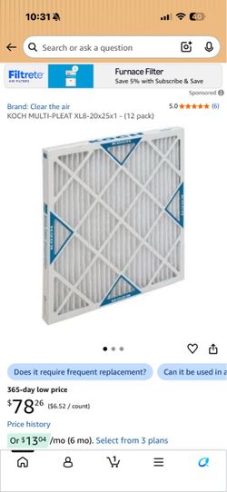 Pleated filter