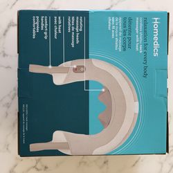 Cordless shiatsu neck massager with heat