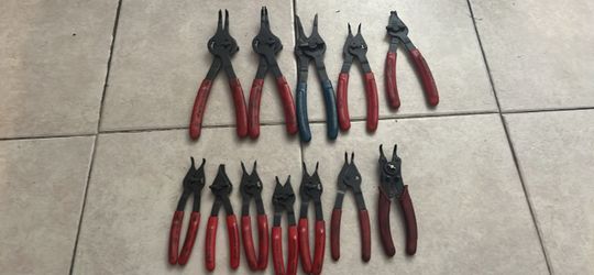 Snap ring plier set