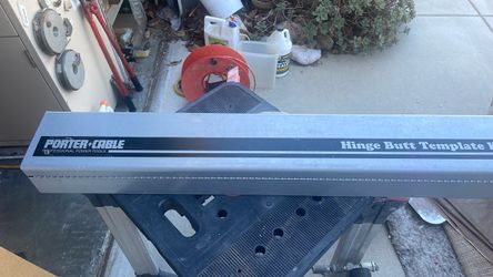 Hinge template guide. PORTER CABLE