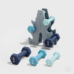 Set Of 2,3,5 Dumbbells 7 Pieces 