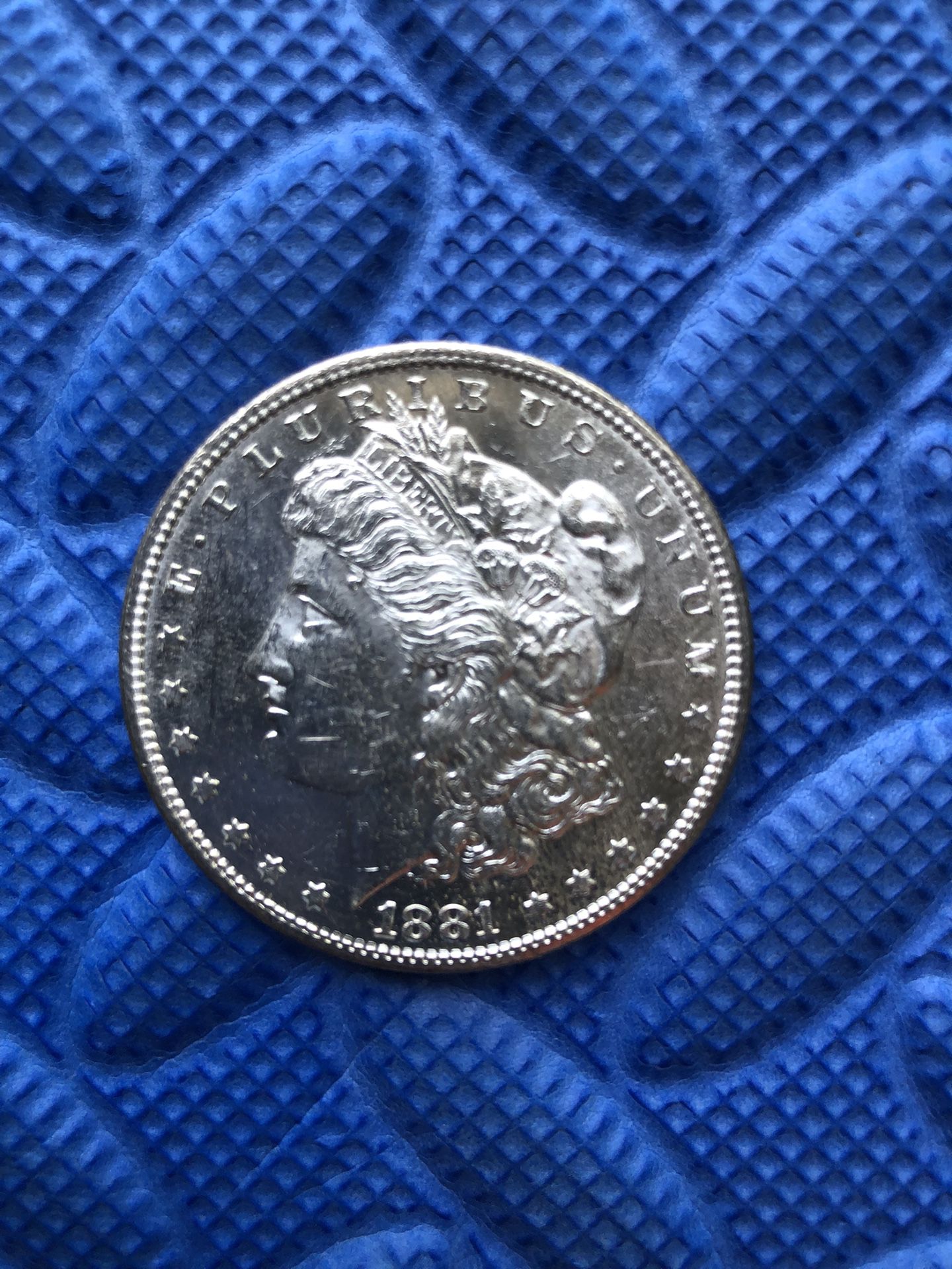 1881-S Morgan Silver Dollar (A)