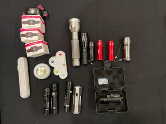 Flashlights and lights collection