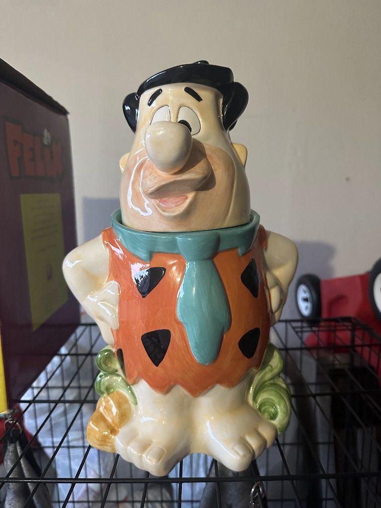 Vintage Flintstones Cookie Jar