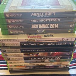 Xbox 360 Xbox one games
