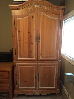 Piney, Knotted Armoire