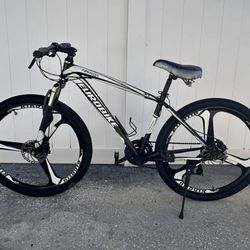 Rare Black & White Euro Mountain Bike 