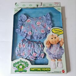 Vintage 1996 new cabbage patch kids 90s partytime fashion cabbage patch doll outfit 