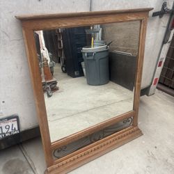 Oak Mirror For Sale 