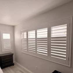 Solid Wood Plantation Shutters for Windows, Sliding Doors & Closet Doors - Factory Direct Pricing & Professional Installation (Persianas de Madera)