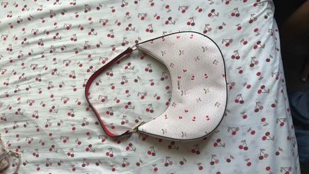 Cherry print shoulder bag
