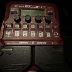 Zoom B1 Four Bass Effects Pedal