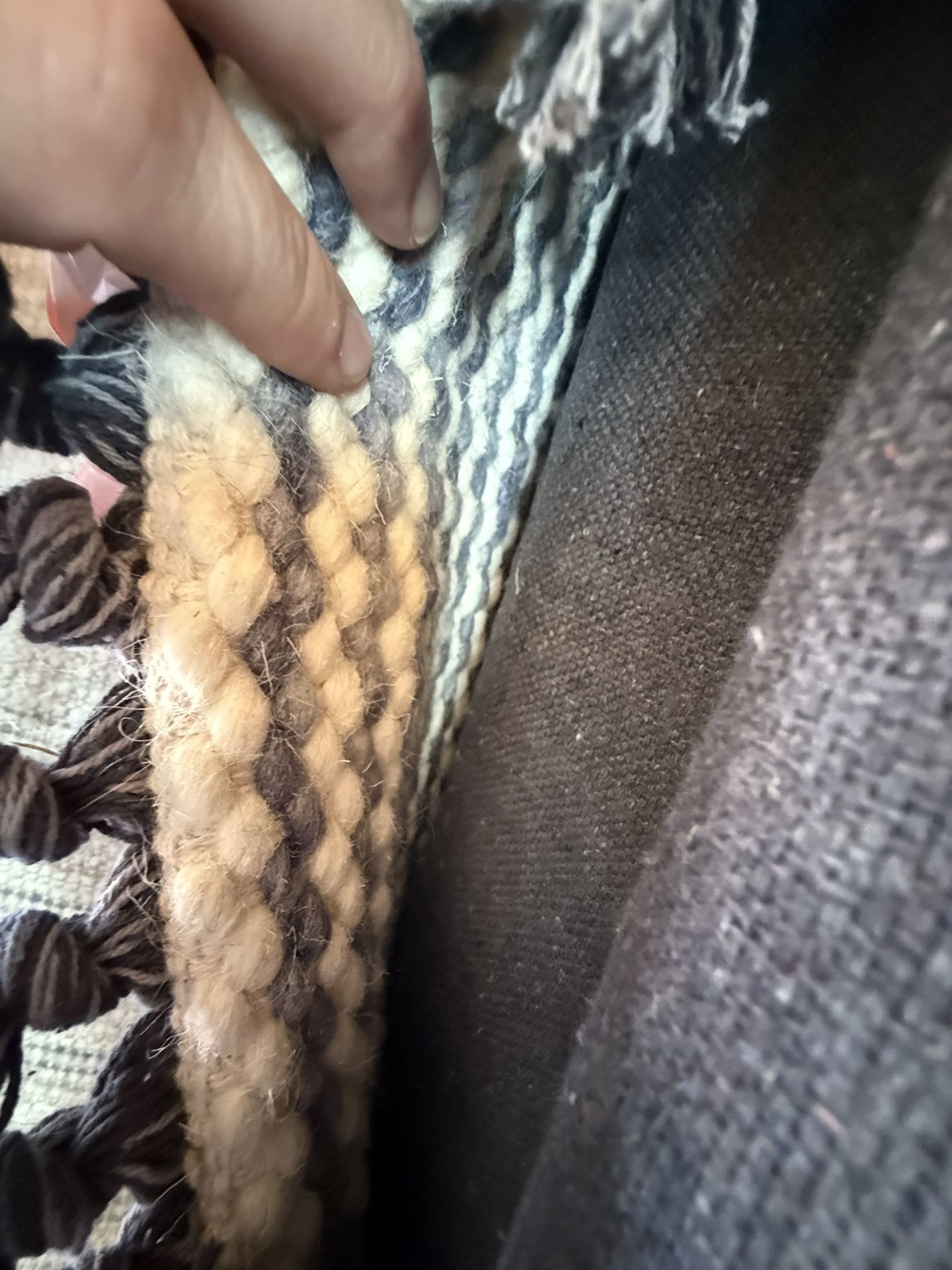 Floral Belfast Area Rug Indigo Threshold NWT 7x10