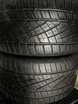 Tengo estas 2 llantas 255/35ZR18 CONTINENTAL