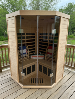 2024 Healthomse FALT3716 Infrared Sauna – Like New, 2-Person with Bluetooth - Phoenix, MD