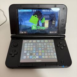 M0d-ed Nintendo 3DS XL (Black) – 150+ Games Installed + Charger