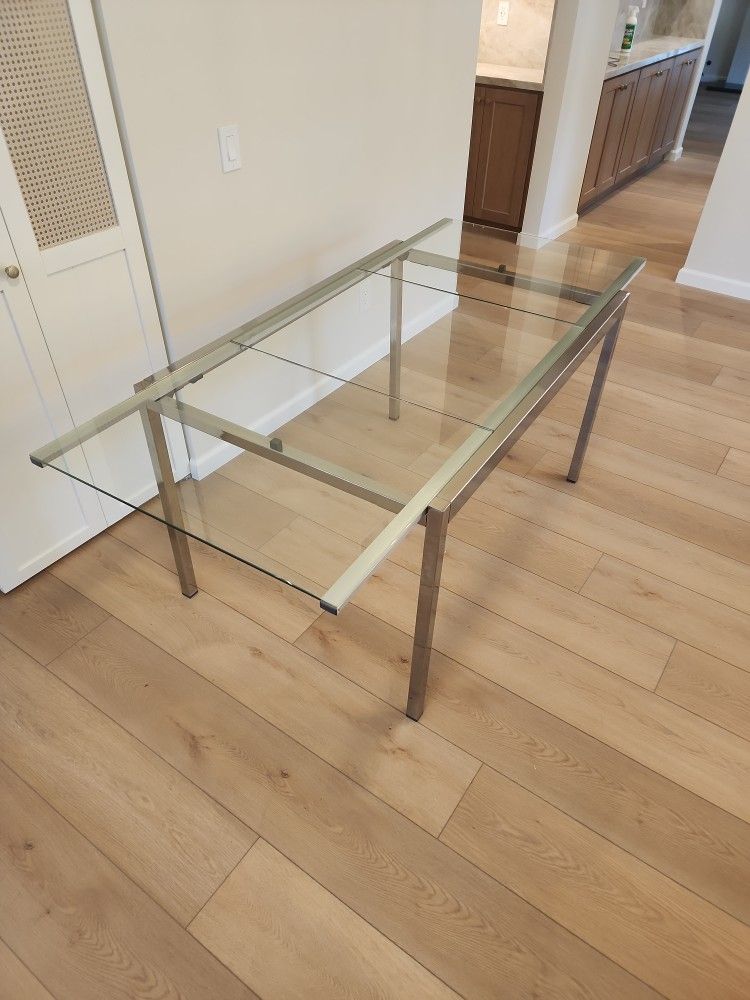 NICE FREE Dining Table Modern Glass